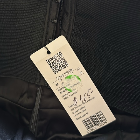 Isabel Garcia Black + Silver Formal Cocktail Dress - Picture 14 of 14